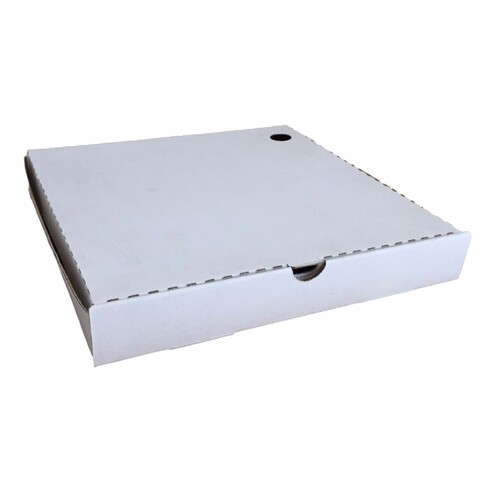 Pizza Box 13 Plain White