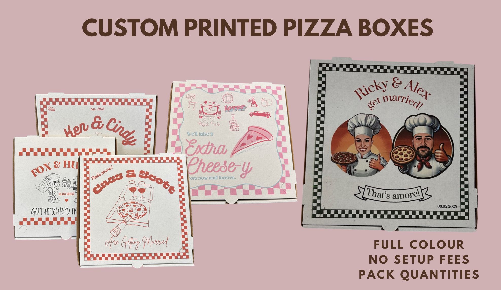 CUSTOM PRINTED PIZZA BOXES