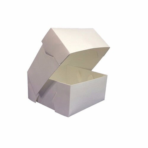 Cake Carton 10x10x2.5 White